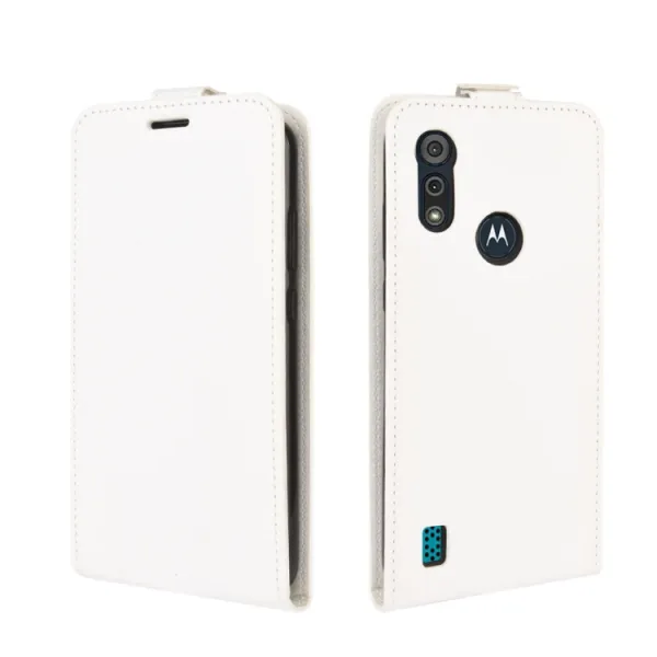 Vyklápacie puzdro Motorola Moto E6s biele