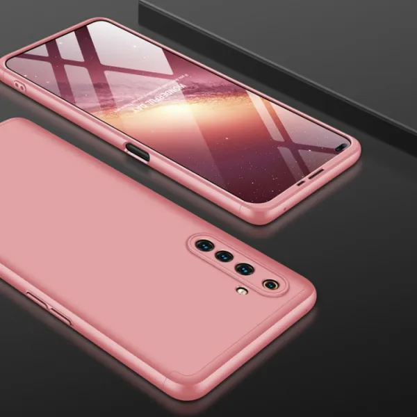360° Ochranný kryt Realme 6 Pro ružový