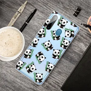 ART Silikónový kryt Samsung Galaxy A21 PANDA