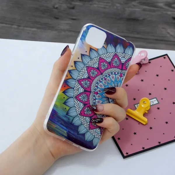 ART TPU Svietiaci obal Huawei Y5p MANDALA