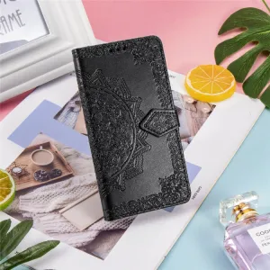 ART Peňaženkový kryt Meizu Note 9 ORNAMENT čierny