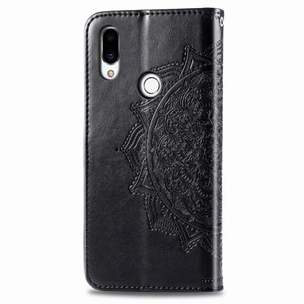 ART Peňaženkový kryt Meizu Note 9 ORNAMENT čierny