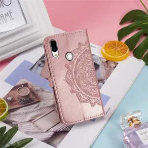 ART Peňaženkový kryt Meizu Note 9 ORNAMENT ružový