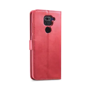 IMEEKE  Peňaženkový kryt Xiaomi Redmi Note 9 ružový