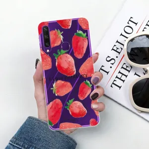 ART Silikónový kryt Huawei Y6p STRAWBERRY