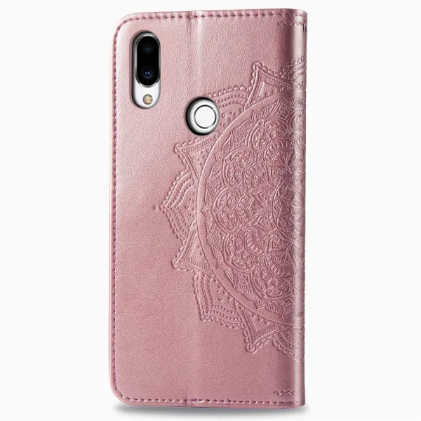 ART Peňaženkový kryt Meizu Note 9 ORNAMENT ružový