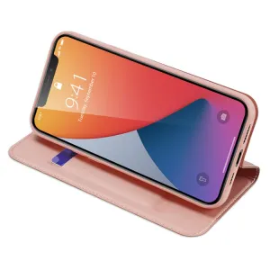 DUX Peňaženkový kryt Apple iPhone 12 Pro Max ružový