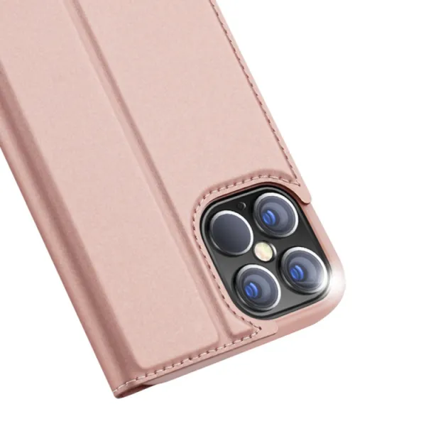 DUX Peňaženkový kryt Apple iPhone 12 Pro Max ružový