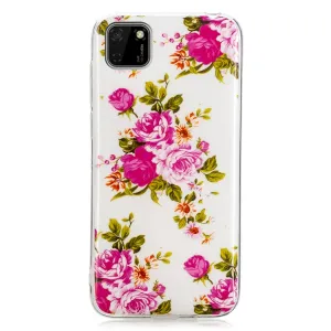 ART TPU Svietiaci obal Huawei Y5p ROSES