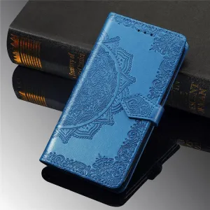 ART Peňaženkový kryt Meizu Note 9 ORNAMENT modrý