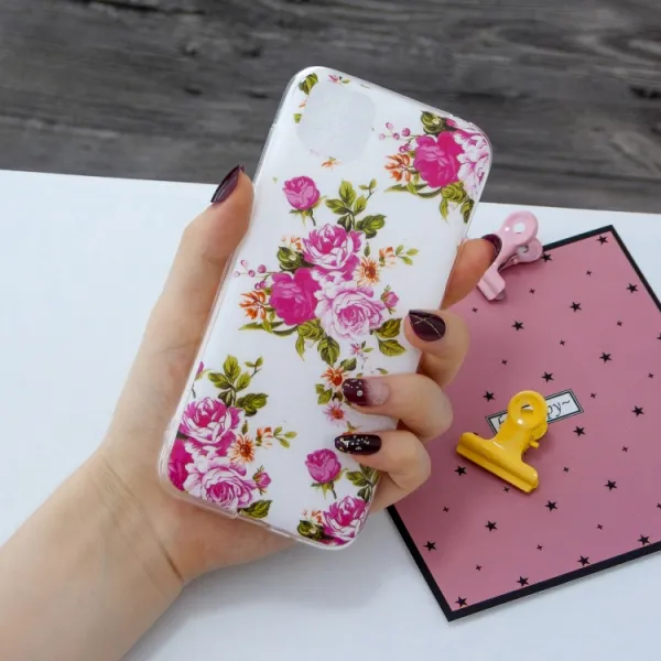 ART TPU Svietiaci obal Huawei Y5p ROSES