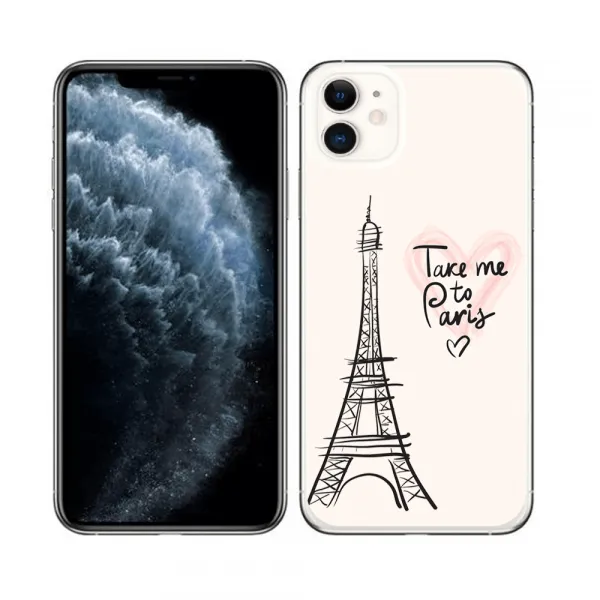 PROTEMIO MY ART Ochranný obal Apple iPhone 11 PARIS (057)