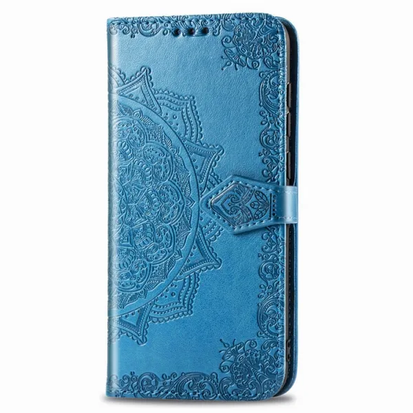 ART Peňaženkový kryt Meizu Note 9 ORNAMENT modrý