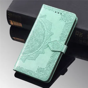 ART Peňaženkový kryt Meizu Note 9 ORNAMENT zelený