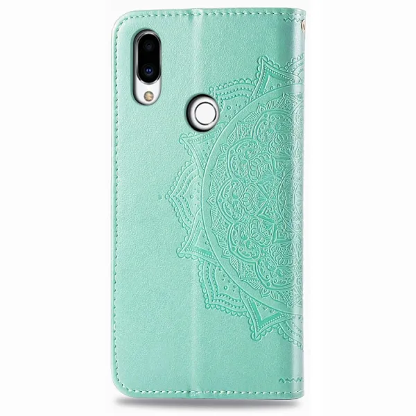 ART Peňaženkový kryt Meizu Note 9 ORNAMENT zelený