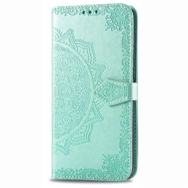 ART Peňaženkový kryt Meizu Note 9 ORNAMENT zelený