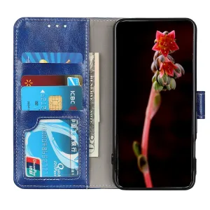 RETRO Peňaženkový obal Huawei Nova 9 modrý