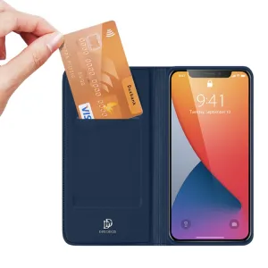 DUX Peňaženkový kryt Apple iPhone 12 Pro Max modrý