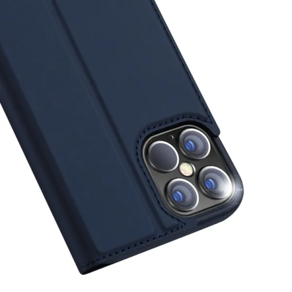 DUX Peňaženkový kryt Apple iPhone 12 Pro Max modrý