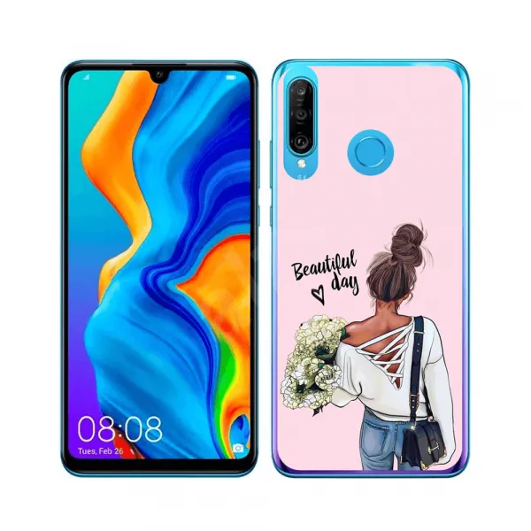 PROTEMIO MY ART Ochranný obal Huawei P30 Lite DAY (136)