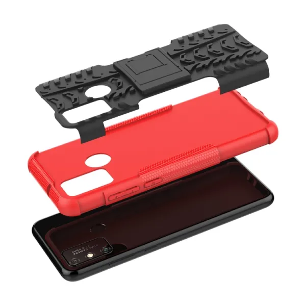 STAND Extra odolný obal Honor 9A červený