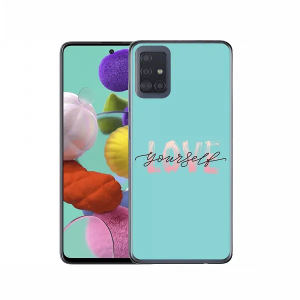 PROTEMIO MY ART Ochranný kryt Samsung Galaxy A71 YOURSELF (051)