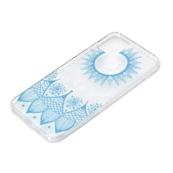 ART Silikónový kryt Apple iPhone 12 mini BLUE FLOWER