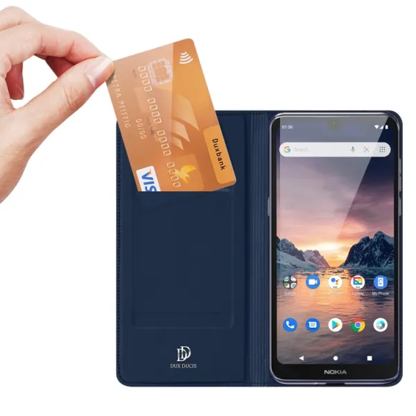 DUX Peňaženkový obal Nokia 1.3 modrý