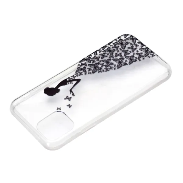 ART Silikónový kryt Apple iPhone 12 / 12 Pro BUTTERFLY GIRL