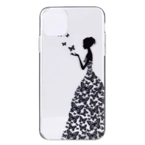 ART Silikónový kryt Apple iPhone 12 / 12 Pro BUTTERFLY GIRL