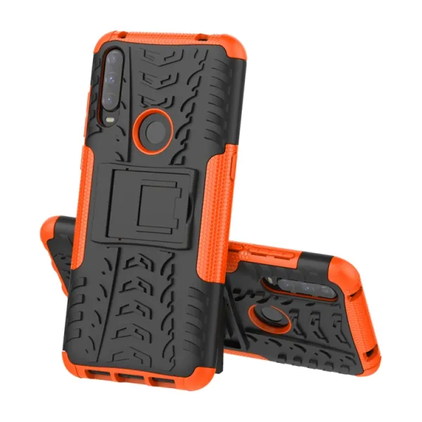 STAND Extra odolný obal Alcatel 3L 2020  oranžový