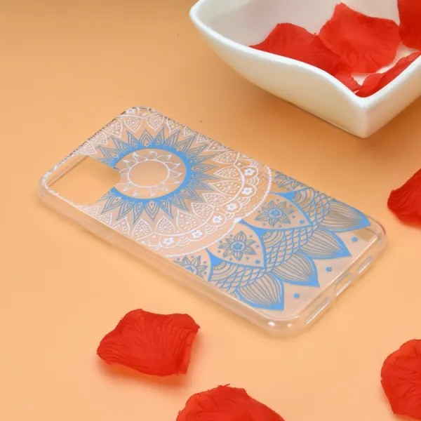 ART Silikónový kryt Apple iPhone 12 Pro Max BLUE FLOWER