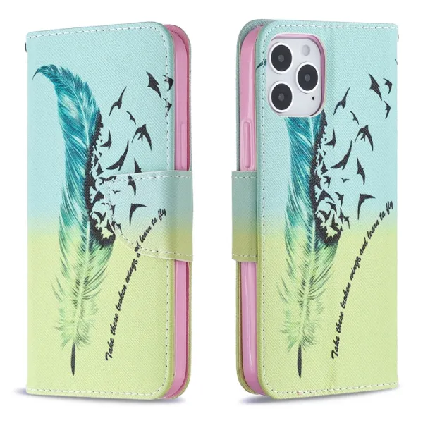 ART Peňaženkový obal Apple iPhone 12 / 12 Pro FEATHER
