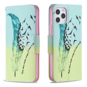 ART Peňaženkový obal Apple iPhone 12 / 12 Pro FEATHER