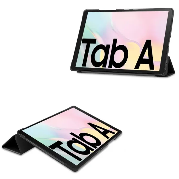 LEATHER Zaklápací obal Samsung Galaxy Tab A7 10.4 (T500 / T505) čierny