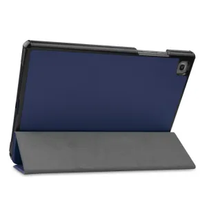 LEATHER Zaklápací obal Samsung Galaxy Tab A7 10.4 (T500 / T505) tmavomodrý