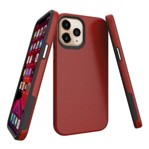 HYBRID Ochranný obal Apple iPhone 12 Pro Max červený