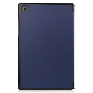 LEATHER Zaklápací obal Samsung Galaxy Tab A7 10.4 (T500 / T505) tmavomodrý