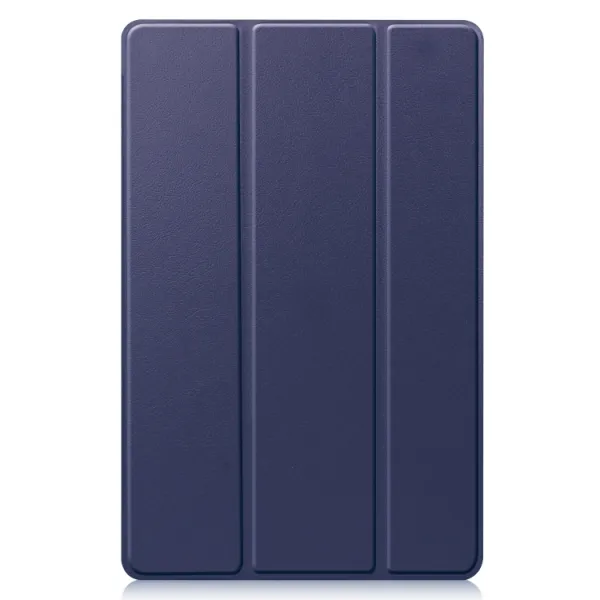 LEATHER Zaklápací obal Samsung Galaxy Tab A7 10.4 (T500 / T505) tmavomodrý