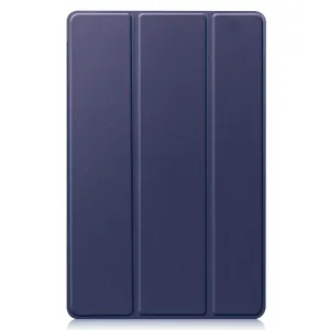 LEATHER Zaklápací obal Samsung Galaxy Tab A7 10.4 (T500 / T505) tmavomodrý