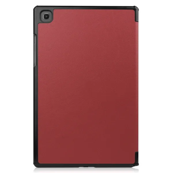 LEATHER Zaklápací obal Samsung Galaxy Tab A7 10.4 (T500 / T505) bordový