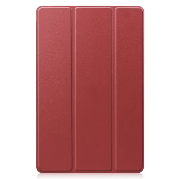 LEATHER Zaklápací obal Samsung Galaxy Tab A7 10.4 (T500 / T505) bordový