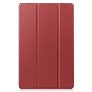 LEATHER Zaklápací obal Samsung Galaxy Tab A7 10.4 (T500 / T505) bordový