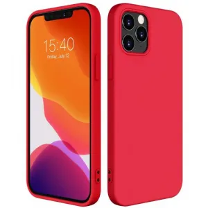 RUBBER Gumený kryt Apple iPhone 12 mini červený