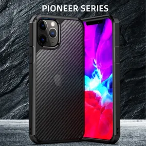 IPAKY PIONEER Ochranný kryt Apple iPhone 12 / 12 Pro čierny