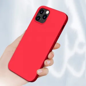 RUBBER Gumený kryt Apple iPhone 12 mini červený