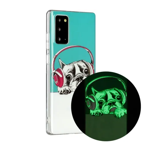 ART TPU Svietiaci obal Samsung Galaxy Note 20 DOG