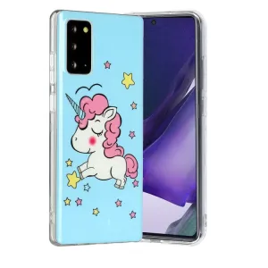 ART TPU Svietiaci obal Samsung Galaxy Note 20 UNICORN