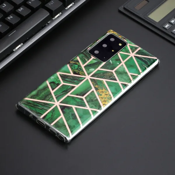 ART TPU obal Samsung Galaxy Note 20 Ultra GREEN MARBLE
