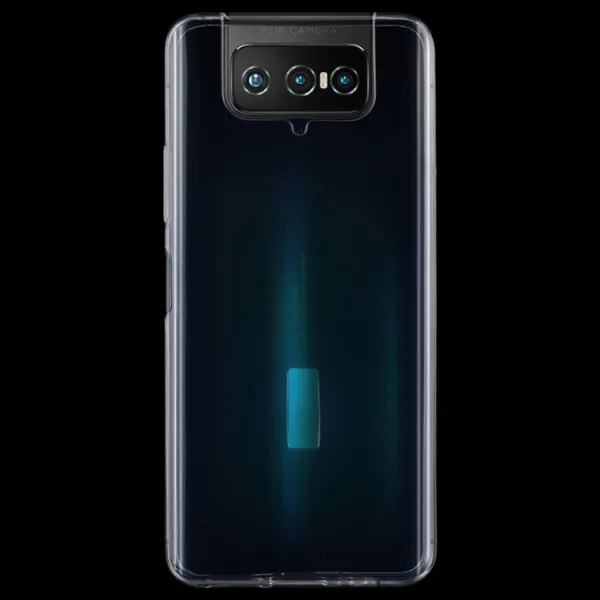Silikónový kryt Asus Zenfone 7 (ZS670KS) priehľadný